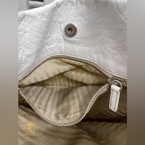 Prada Ostrich Nylon Hobo Bag - Picture 12 of 14